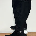 Liz Claiborne Women’s  Knee High Black Faux Suede Leather‎ Boots Size 8.5M Photo 0