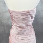 Monique Lhuillier Womens Dress 6 Bridesmaid Pink‎ Strapless Mini Glam Cocktail Pink Photo 5