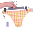 Skatie  Plaid Orange Yellow Bottom Photo 1