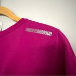 Under Armour Run Magenta Short Sleeve Fitted Tshirt Size M Photo 8