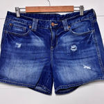 Gap Vintage blue Cotton Jeans Shorts Size 12 Photo 0