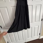 A New Day  Cotton & Knit Cut Out Sundress Midi Dress Size Medium Black Photo 2