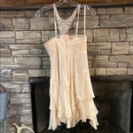 BCBGMAXAZRIA  Cream‎ Backless Dress Photo 2