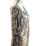 Faded Glory  size 4X sleeveless brown animal print dress Photo 4