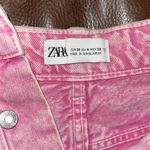 ZARA  pink button down denim shorts!!! 🩷 Photo 5