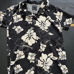 Cactus Boys Button Front Blouse Black/Tan Jr. Size 13/14 EUC Brown Photo 2