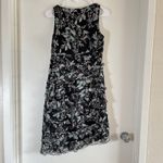 Armani Collezioni  Silk Knee Length Italy Dress Sz 4 Tiered Ruffles Asymmetrical Photo 1