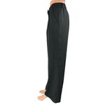 Sassy Zoey Black Pleated High Waisted Wide Leg Trousers Dress Pants Size 4/6 Photo 1