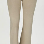 Meshki  Rosetta Flare Knit Pants Taupe Photo 0