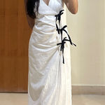 NA-KD  maxi Dress with black bow  Photo 0