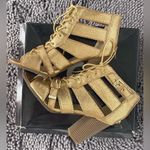 G by Guess Gold Metallic Heels Photo 6