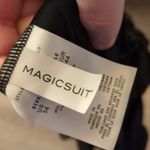 Magicsuit Black Glittery Tankini Top With Wired Bra Size 14 Photo 3