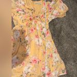 Abercrombie & Fitch  Mini Dress Floral Baby Doll Cinch Front Puff Sleeve small Photo 14