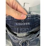 Vigoss Y2K  Women's Blue Denim Embellished Pockets Ripped‎ Distressed Jeans 9/10 Photo 3
