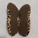 Audrey Brooke  "Lydia" Leopard Print Calf Hair Ballet Flats Photo 9