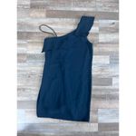 Amanda Uprichard  Green One Shoulder Dress Size S Photo 2