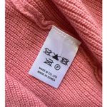 Dearest Maybe Baby Ribbed Polo Sweater in Pin Size Medium Pink Photo 5