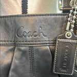Coach  Soho Pleated Black Leather Shoulder Purse Photo 1