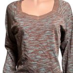 Pulp women long sleeve square neck multiple colors tee t Photo 1