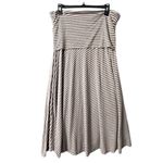 INC Striped Adustable Dress XL Sleeveless Tube Top Coastal Cruise Resort Elegant Brown Photo 1