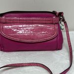 Brighton Beautiful Pink leather crossbody bag with bag charms Photo 0