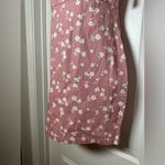No Boundaries NWT  Pink Jean Daisy Fitted Sleeveless Midi Dress Cute Sundress M Photo 4