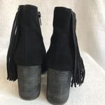 Arturo Chiang  black suede heeled boots Photo 3