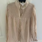 Tuckernuck  Champagne Jaia Smocked Blouse Photo 2