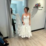 NWT Maggie Sottero “Bridget” wedding gown, size 8. White Photo 2