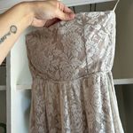 Malloy strapless lace open back cut out back summer maxi dress Size XS Photo 4