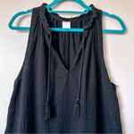 Kona Sol Black Sleeveless Mini Swim Cover Dress Size Medium Photo 1