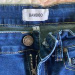 Bamboo Embroidered Flare Jeans Photo 3