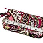 Vera Bradley Pink & Green Paisley Pattern Wristlet Wallet Purse Cardholder Bag! Photo 1