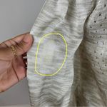 Free People  Beige Eyelet Long Sleeve Cardigan Photo 5