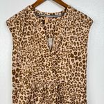 Pilcro Anthropologie  Leopard Print Sleeveless Dress Size Xsmall Photo 2