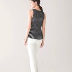 White House | Black Market Sleeveless Horizontal Stripe Sweater Tank Photo 2