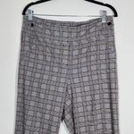 Soho Apparel  Gray Plaid Pull-on Pants Size 1X Plus Size Plaid Cropped Pants Photo 2