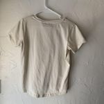 Wanakome Shirt Womens Small Short Sleeve Crewneck Casual Cotton Blend Patch Tee Photo 7