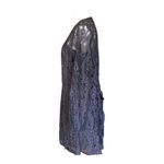Lovestitch  NWT Romantic Love Letter Dark Gray Feminine Lace Mini Dress Medium Photo 8