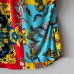 ZARA New York & Company Women’s Paisley Baroque Pattern Cap Sleeve Top Size Small Photo 3