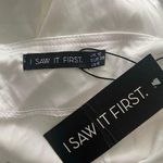 I Saw It First SZ 6 satin & lace open back bodycon dress Photo 4