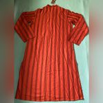 FABINDIA silk viscose long sleeve striped shirt dress Kurti pockets size 6 or M Size M Photo 2