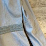 Joie  Lamb Leather Silk Taupe Gray Military Jacket Size XS Photo 7