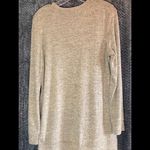 Cozy Beige Long Sleeve Sweater Tan Size M Photo 3