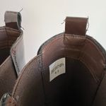 Dream Paris Dream Pairs Chocolate Brown Shiny Water Resistant Chunky Pull on Boots 8.5 Photo 11