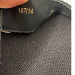 Tory Burch Black 2 Band Canvas Wedge Sandals Size 7 Photo 9