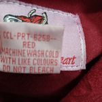 Wired Heart L Western Polished Cotton Laser Paisley Print Cowgirl Snap Shirt Red Size L Photo 9