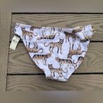 Aerie NWT small jungle cat print bikini bottom Photo 3