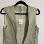 Free People Women Erin Poplin Preppy Vest NWT Medium Photo 1