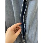 NWT Mable Denim Balloon Sleeve Rompe Sz L Tie Waist Shorts Cotton Boho Western Blue Size L Photo 5